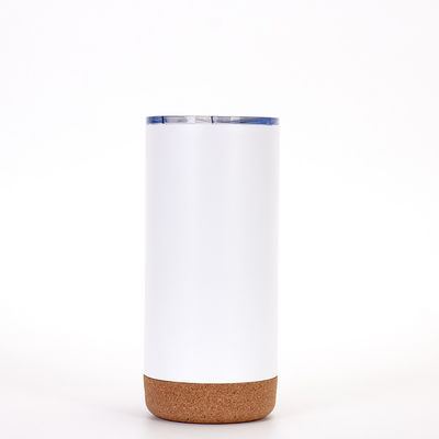 Bouteilles sous vide Thermoses Populaires Bouteilles de voyage en acier inoxydable à double paroi avec fond en liège