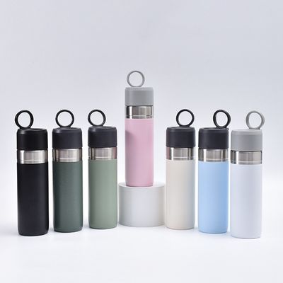 Logo personnalisé 500 ml bouteille d'eau isolée sous vide à double paroi en acier inoxydable pour l'extérieur