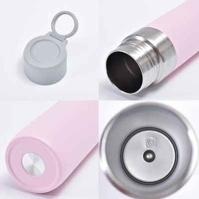 Logo personnalisé 500 ml bouteille d'eau isolée sous vide à double paroi en acier inoxydable pour l'extérieur
