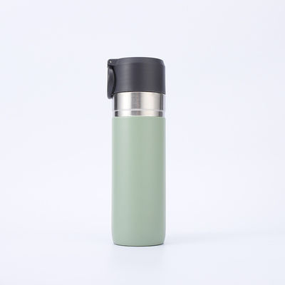 500 ml bouteille de sport métallique tasse droite bouteille thermo isolée sous vide avec infuseur de thé