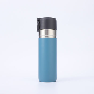 500 ml bouteille de sport métallique tasse droite bouteille thermo isolée sous vide avec infuseur de thé