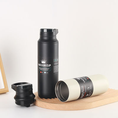 Logo Bouteille d'eau isolée en acier inoxydable 500 ml personnalisable pour les activités de plein air