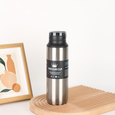 Bouteille à vide en acier inoxydable de couleur personnalisée de grande capacité pour les sports de plein air
