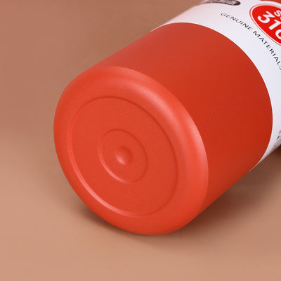 Bouteille à vide de style contemporain avec un couvercle à poignée de paille pour les amateurs de fitness