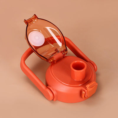 Bouteille d'eau extérieure avec poignée portable et couvercle à rebond accepte les couleurs personnalisées