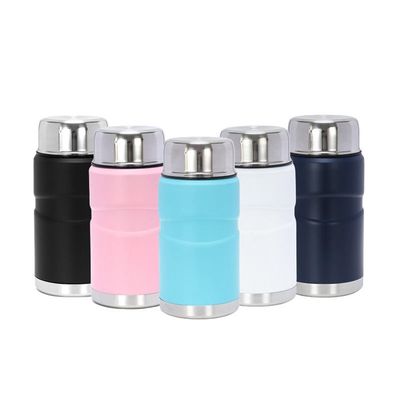 Conservation de la boisson chaude froide 12-24 heures Isolation sous vide double Contenant alimentaire en acier inoxydable