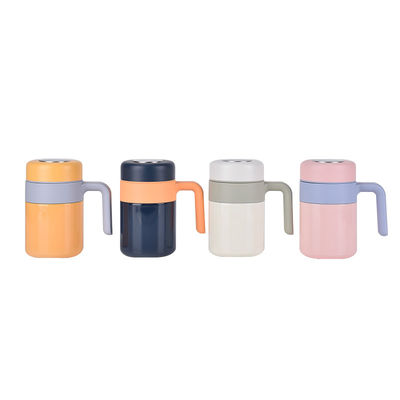 Coupe thermos en acier inoxydable à double paroi avec filtre à thé et isolation thermique de 12 à 24 heures