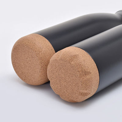 Bouteille thermique sous vide Bouteille à double paroi avec fond en bois Best-seller de design moderne