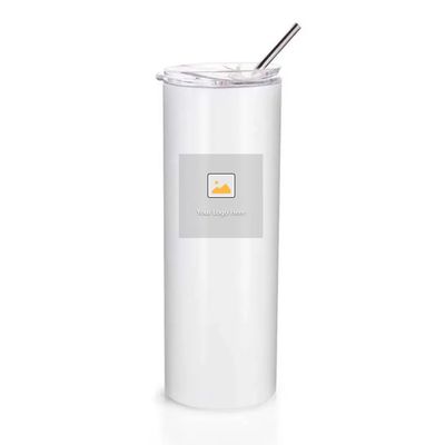 Noël 20 oz Slimny bière tumbler isolé en acier inoxydable tumbler tasses avec paille