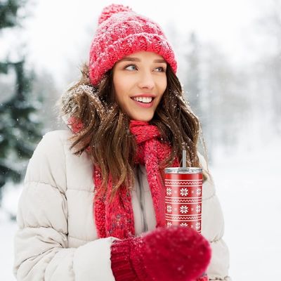 20oz Sublimation Tumblers Offres d'occasion Logo personnalisé Gros tasse de café de Noël