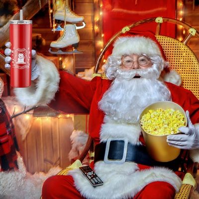 20 oz en acier inoxydable sublimation Tumbler vide pour cadeau de Noël festif et coloré