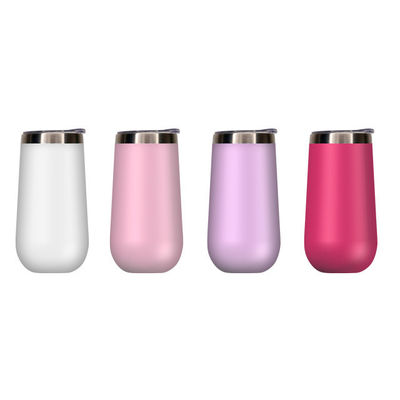 Les enfants 10 oz 6 oz oeuf forme de tasse de vin sous vide isolé en acier inoxydable sublimation Tumbler