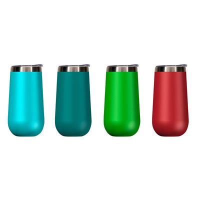 Voyage en plein air 10 oz en acier inoxydable verre à vin à double paroi étanche à vide