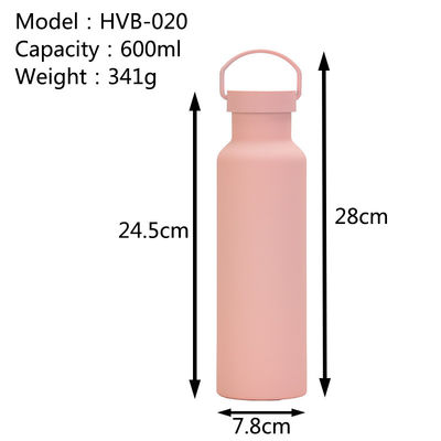 Bouteille d'eau isolée en acier inoxydable double paroi à vide à large bouche