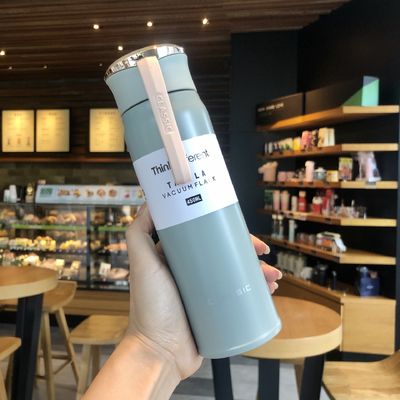 Bouteille d'eau isolée en acier inoxydable de 450 ml pour les sports en plein air et les voyages avec logo personnalisé