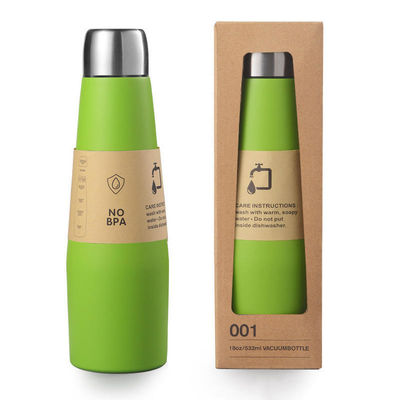 Bouteilles sous vide Thermos en acier inoxydable Bouteille à café Goûter à l' eau chaude Thermo Mug 18 oz