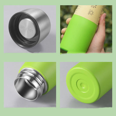 Bouteilles sous vide Thermos en acier inoxydable Bouteille à café Goûter à l' eau chaude Thermo Mug 18 oz