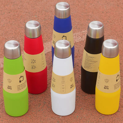 Bouteilles sous vide Thermos en acier inoxydable Bouteille à café Goûter à l' eau chaude Thermo Mug 18 oz
