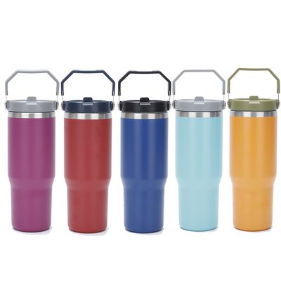 Conception minimaliste 30 oz bouteille d'eau sportive isolée sous vide pour toutes les personnes