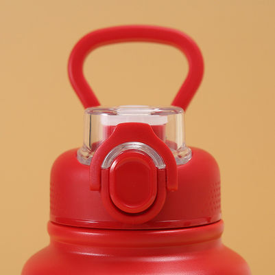 Thermos isolant en acier inoxydable de 700 ml avec couvercle en paille durable et tout en un