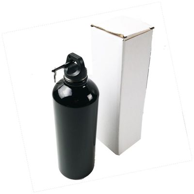 Bouteille d'eau de vélo de montagne avec carabineur et eau bouillante applicable en alliage d'aluminium