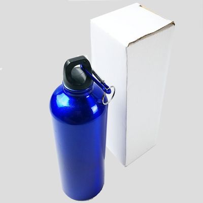 Bouteille d'eau de vélo de montagne avec carabineur et eau bouillante applicable en alliage d'aluminium