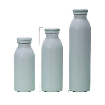 Bouteille d'eau en acier inoxydable avec peinture en caoutchouc doux 350 ml/600 ml à double paroi isolée